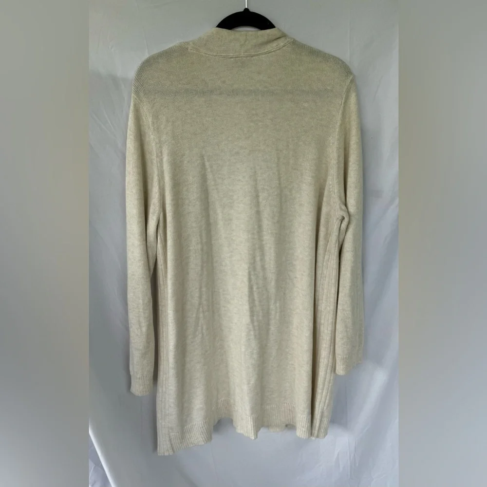 J. Jill Wearever Collection Open Cardigan Size XL - Picture 5 of 6